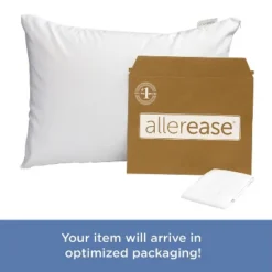2pk Hot Water Washable Pillow Protector - AllerEase -Bedding Discount Store GUEST 0026e498 c904 45d4 824e d4434f43a4fd