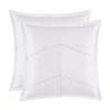White Courtney Euro Sham - City Scene