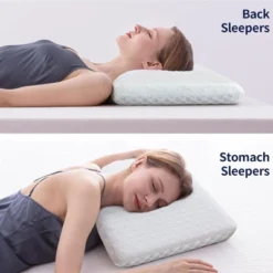 Dyonery Memory Foam Thin Pillow For Stomach Sleeping,Gel Infused Slim Pillow For Side Back Sleepers With Two-Sided Pillow-CertiPUR-US - Standard 8 Dyonery Memory Foam Thin Pillow For Stomach Sleeping,Gel Infused Slim Pillow For Side Back Sleepers With Two-Sided Pillow-CertiPUR-US - Standard -Bedding Discount Store GUEST 03520965 d573 4743 9c30 5266842433b1