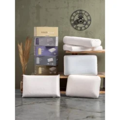 Depera Home Queen Medium Sandwich Visco Pillows White 8 Depera Home Queen Medium Sandwich Visco Pillows White -Bedding Discount Store GUEST 038d68bb 040a 41bc a798 04b372abec7b