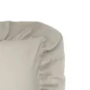 C&F Home Ruffled Euro Sham Natural