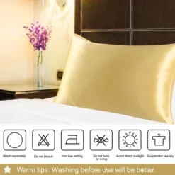 2Pc Mulberry Silk For Hair Health Pillow Cases - PiccoCasa -Bedding Discount Store GUEST 060acc9a 7d76 4c89 a471 d34924f255d9