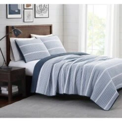 Niari Yarn Dye Stripe Quilt Set - Brooklyn Loom -Bedding Discount Store GUEST 0657885d fe55 4e92 ba37 5330b1ca10fb