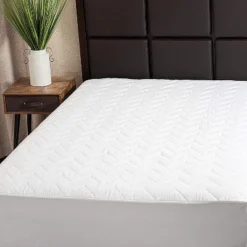 Waterguard Waterproof Quilted Mattress Pad Protector – White -Bedding Discount Store GUEST 077c3bac 279e 4d3b aac5 aae4954e6515
