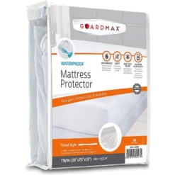 Guardmax Waterproof Fitted Mattress Protector - White -Bedding Discount Store GUEST 07b78cdc fa01 4bbe 933e 53dc52b5476a