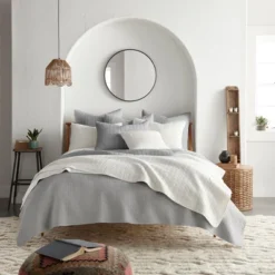 Mills Waffle Quilt And Pillow Sham Set - Levtex Home 7 Mills Waffle Quilt And Pillow Sham Set - Levtex Home -Bedding Discount Store GUEST 08754047 f519 4889 934c 065436db9cb9