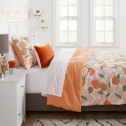 Reversible Microfiber Fruit Print Comforter - Room Essentials™