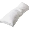 Maxi 100% Cotton Down Alternative Vacuum Packed Body Pillows – White