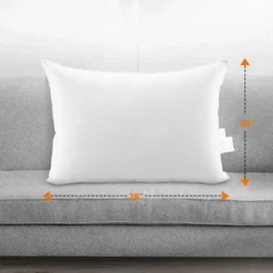 Cheer Collection Hypoallergenic Hollow Fiber Pillows - White (Set Of 4) -Bedding Discount Store GUEST 0b211a22 a573 42b3 acc5 c0f39bc371aa