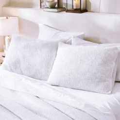 Textured Duvet Cover & Shams | 3 Piece Set Soft 100% Cotton | White Duvet Cover By California Design Den -Bedding Discount Store GUEST 0b70dd87 df4e 4f94 939f cf667085b714