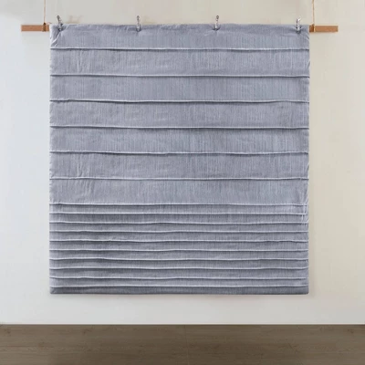 Beautyrest Maddox Striated Cationic Dyed Oversized Duvet Cover Set With Pleats 7 Beautyrest Maddox Striated Cationic Dyed Oversized Duvet Cover Set With Pleats - Image 7