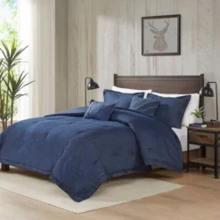 Woolrich Perry Oversized Denim Comforter Set