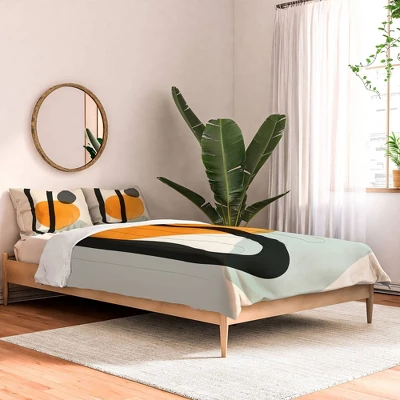 Domonique Brown Oranges Comforter Set - Deny Designs 1 Domonique Brown Oranges Comforter Set - Deny Designs