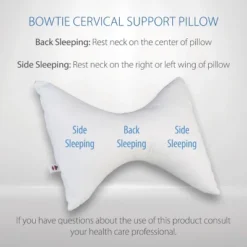 Core Products Bowtie Pillow- Neck & Head Support For Side & Back Sleeping -Bedding Discount Store GUEST 0e000ea3 50a8 4103 b7eb 27b0f1a511ef