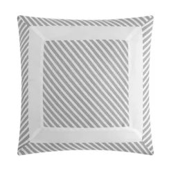 Chic Home Gibson Comforter Set Striped Hotel Collection Design Bed In A Bag Bedding - 9 Piece - Grey -Bedding Discount Store GUEST 0e1cb713 e00a 462b aa89 20edec0f2999