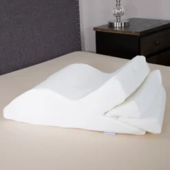 Fleming Supply Adjustable Memory Foam Leg Wedge Support Cushion With White Cover -Bedding Discount Store GUEST 0e67b670 5e54 47bf b140 3f317bfda019