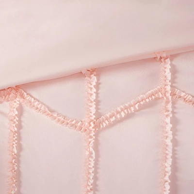 Elena Ruffle Duvet Cover & Sham Set 5 Elena Ruffle Duvet Cover & Sham Set - Image 5