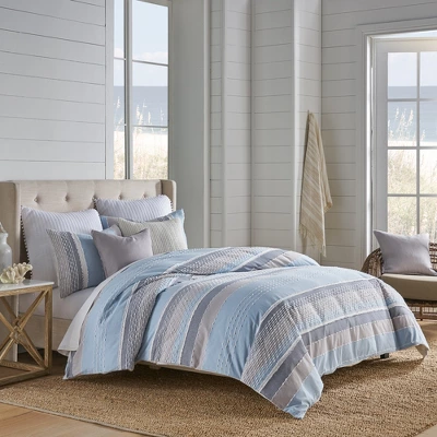 Santander Comforter Set - Blue, Grey & White - Levtex Home 5 Santander Comforter Set - Blue, Grey & White - Levtex Home - Image 5