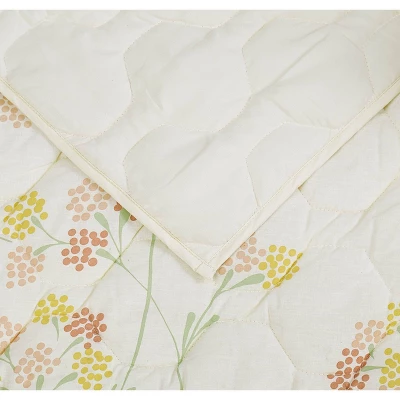 Brooklyn Loom Vivian Quilt Set Mustard Yellow/Red/Off White 1 Brooklyn Loom Vivian Quilt Set Mustard Yellow/Red/Off White