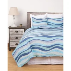 C&F Home Seawaves Coastal Beach Quilt Set 10 C&F Home Seawaves Coastal Beach Quilt Set -Bedding Discount Store GUEST 125ea892 1fb7 461b 8a2f 835876d16310
