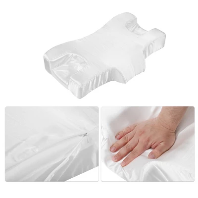 Unique Bargains Satin Home Sleeping Neck And Shoulder Pain Ease Bed Memory Foam Pillow 1Pcs 2 Unique Bargains Satin Home Sleeping Neck And Shoulder Pain Ease Bed Memory Foam Pillow 1Pcs - Image 2