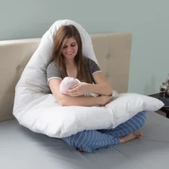 Hastings Home U-Shaped Full-Body Support Pregnancy Pillow With Zippered Cover - White, 60" X 38" 12 Hastings Home U-Shaped Full-Body Support Pregnancy Pillow With Zippered Cover - White, 60" X 38" -Bedding Discount Store GUEST 195448e3 e8ae 4e68 baad 1a56d5332e79