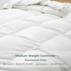 Peace Nest Lightweight & Medium Weight White Goose Feather Down Comforter -Bedding Discount Store GUEST 1956966a 73ed 42f8 8a70 efb14940bc8b
