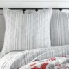 Winterland Holiday Euro Sham Set Of 2 Gray - Levtex Home