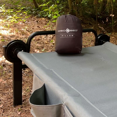 Disc-O-Bed Compact And Packable Travel Pillow With Washable Cover, Ultralight For Backpacking, Hiking, And Camping, Ocean Plaid 3 Disc-O-Bed Compact And Packable Travel Pillow With Washable Cover, Ultralight For Backpacking, Hiking, And Camping, Ocean Plaid - Image 3