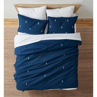 Blue Loom 3pc Arlo Comforter Set 1 Blue Loom 3pc Arlo Comforter Set