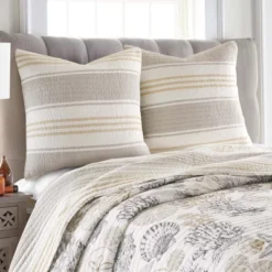 Caspian Sea Euro Sham Set - Two Euro Shams - Levtex Home