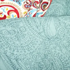Lush Décor 3pc Boho Chic Reversible Oversized Cotton Quilt Set Seafoam/Red 9 Lush Décor 3pc Boho Chic Reversible Oversized Cotton Quilt Set Seafoam/Red -Bedding Discount Store GUEST 1cce67b5 2386 4539 b332 128445bac25f