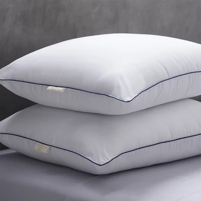 Weatherproof Vintage Microfiber 2pc Bed Pillow 2 Weatherproof Vintage Microfiber 2pc Bed Pillow - Image 2