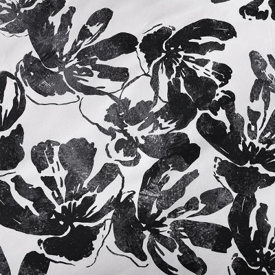 City Scene Soho Floral Duvet Set Black 4 City Scene Soho Floral Duvet Set Black - Image 4