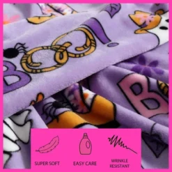Betseyville 50"x70" Betsey Johnson Howdy Ghouls Throw Blanket Purple -Bedding Discount Store GUEST 1f6f9f1e 2fee 4f24 9014 e6963c4dc239