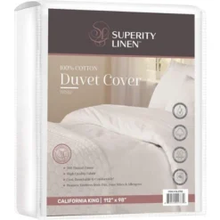 Superity Button Closure 100% Cotton Duvet Cover – White -Bedding Discount Store GUEST 1fd6ebf7 84c8 43ee a7ad ad03a0352b13