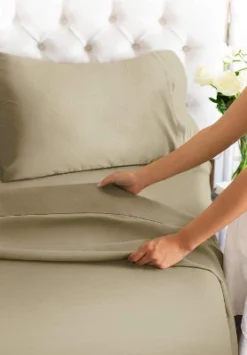 4 Piece 100% Cotton 400 Thread Count Sheet Set - CGK Linens 7 4 Piece 100% Cotton 400 Thread Count Sheet Set - CGK Linens -Bedding Discount Store GUEST 20b0f1f6 7da2 453b 8acc 5de1f2cb6468