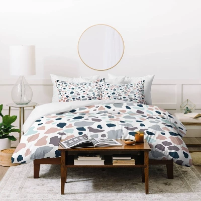 Viviana Gonzalez Terrazzo Duvet Cover & Sham Set - Deny Designs 2 Viviana Gonzalez Terrazzo Duvet Cover & Sham Set - Deny Designs - Image 2