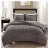 Kaplan Brushed Long Faux Fur Comforter Mini Set