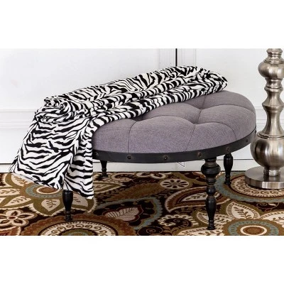 Home Mart Goods Twin Size Ultra Soft Micro Plush Flannel Bed Zebra Skin Print Blanket 1 Home Mart Goods Twin Size Ultra Soft Micro Plush Flannel Bed Zebra Skin Print Blanket