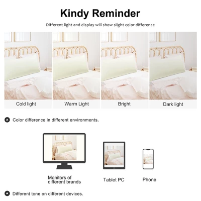 PiccoCasa Body Solid Soft Replacement Covers 90GSM Microfiber Pillowcases 1 Pc 3 PiccoCasa Body Solid Soft Replacement Covers 90GSM Microfiber Pillowcases 1 Pc - Image 3