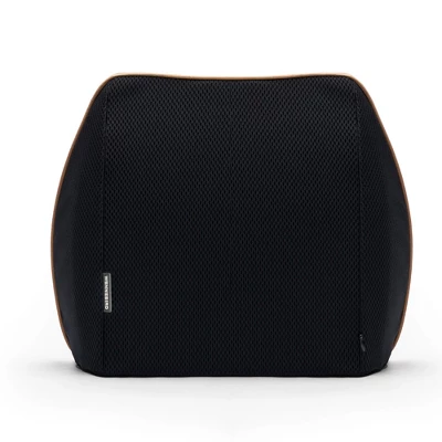 WENNEBIRD Model Q Lumbar Memory Foam Support Pillow To Improve Posture With Raised Side Butterfly Design, Dual Fabric, And Removable Cover, Beige 2 WENNEBIRD Model Q Lumbar Memory Foam Support Pillow To Improve Posture With Raised Side Butterfly Design, Dual Fabric, And Removable Cover, Beige - Image 2