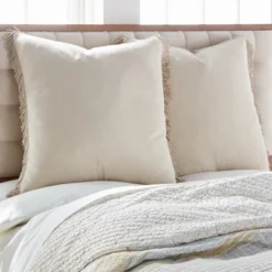 Nina Hessian Tassel Euro Sham - Levtex Home