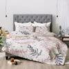Floral Rosebud Studio Comfort Comforter Set - Deny Designs