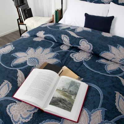 Southshore Fine Living Grand Floral Oversized Ultra-soft Duvet Cover Set With Shams 5 Southshore Fine Living Grand Floral Oversized Ultra-soft Duvet Cover Set With Shams - Image 5