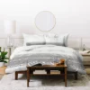 Holli Zollinger French Charcoal Tassel Duvet Set - Deny Designs