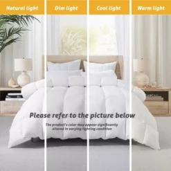 Hyleory White Queen All Season Warmth Down Comforter, Baffle Box Craft, Fluffy Soft & Warm 7 Hyleory White Queen All Season Warmth Down Comforter, Baffle Box Craft, Fluffy Soft & Warm -Bedding Discount Store GUEST 2b3e1b5f 0783 4361 ba64 9f8c47d9fb81
