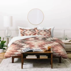 Holli Zollinger Native Diamond Duvet Set - Deny Designs