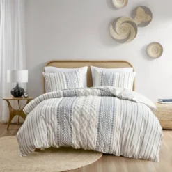 Ink+Ivy 3pc Imani Cotton Comforter Set With Chenille