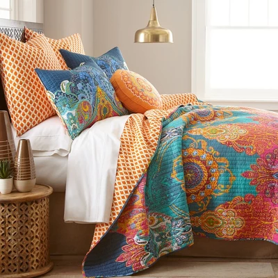 Mackenzie Quilt And Pillow Sham Set - Levtex Home 1 Mackenzie Quilt And Pillow Sham Set - Levtex Home